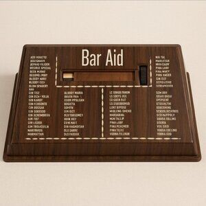 Vintage Bar Aid Drink Recipe Selector Mid-Century Cocktail Guide 80 Recipes MCM